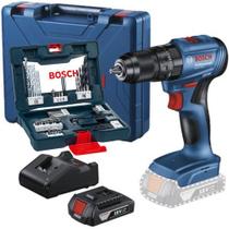 Kit Furadeira Parafusadeira Impacto Gsb 185 Li Bosch 41 Pcs
