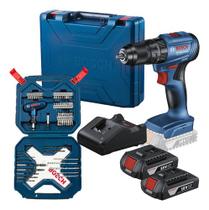 Kit Furadeira Parafusadeira Impacto Gsb 185 Li Bosch 54 Pcs Kit Furadeira Parafusadeira Impacto Gsb 185 Li Bosch 54 Pcs