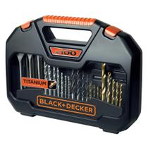 Kit Furar E Parafusar Com 100 Peças A7187 xj Black+Decker