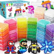 Kit Fuse Beads FUNZBO 31000 unidades 48 cores para crianças a partir de 5 anos Kit Fuse Beads FUNZBO 31000 unidades 48 cores para crianças a partir de 5 anos