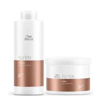 Kit Fusion Sh 1000ml + Masc 500ml - Wella profissional