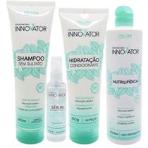 Kit Fusion Shampoo + Mascara + Serum + Nutrilipidica Innovator