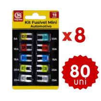 Kit Fusíveis Mini Automotivos 5A 10A 15A 20A 25A 30A Universal