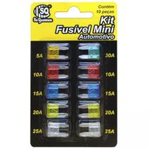 Kit Fusível Automotivo Com 10 Unidades SQ-3926 - Só Qualidade Kit Fusível Automotivo Com 10 Unidades SQ-3926 - Só Qualidade
