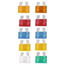 Kit Fusível Automotivo Lamina 10 Peças 5/7,5/10/15/20/25/30A