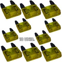 Kit Fusível Automotivo Lamina Mini 10 Peças 20 Amperes