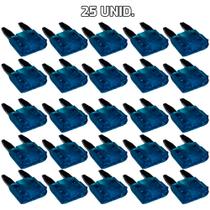Kit Fusivel Automotivo Lamina Mini 25 Peças 15 Amperes