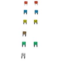 Kit Fusível Lâmina Mini 7,5A a 30A 10 Unidades - DNI317000
