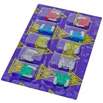 Kit Fusível Lâmina Mini Perfil Baixo 10 a 30A - AMS17599