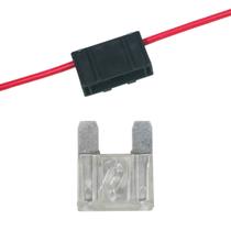 Kit Fusivel Maxi Max Lamina 80A Transparente Porta Fusivel com Fio 4mm Reforçado Kit Fusivel Maxi Max Lamina 80A Transparente Porta Fusivel com Fio 4mm Reforçado