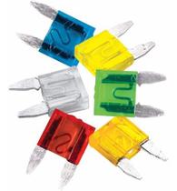 Kit Fusível Mini Com Estojo - 10a 15a 20a 25a 30a - 50 Peças