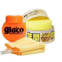 Kit Fusso Coat Light Soft99 200g + Pano Cadillac + Glaco Big 120ml Soft99