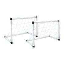 Kit Futebol 2 Traves 1 Bola Mais Bomba de Presente Oferta