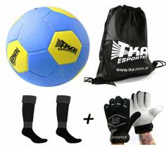 Kit Futebol 4x1 Goleiro Bola infantil - TKA