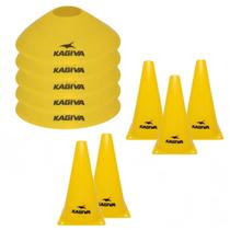 Kit Futebol Agilidade Kagiva 10 Cones Chapéu + Tartaruga Kit Futebol Agilidade Kagiva 10 Cones Chapéu + Tartaruga
