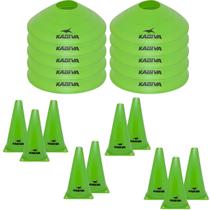 Kit Futebol Agilidade Kagiva 20 Cones Chapéu + Tartaruga