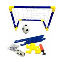 Kit Futebol Mini Golzinho Trave E Bola Infantil Divertido