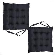 Kit Futton 2 Peças 40x40cm Diversas Cores Futon Decoração Para Banquetas Cadeiras Pallets Decoração Sofás