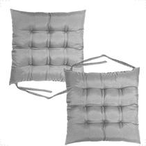 Kit Futton 2 Peças 40x40cm Diversas Cores Futon Decoração Para Banquetas Cadeiras Pallets Decoração Sofás Kit Futton 2 Peças 40x40cm Diversas Cores Futon Decoração Para Banquetas Cadeiras Pallets Decoração Sofás