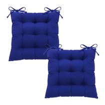 Kit Futton 2 unidades 40x40cm Macio C/Diversas Cores Futon Para Cadeiras Banquetas Sofás