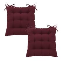 Kit Futton 2 unidades 40x40cm Macio C/Diversas Cores Futon Para Cadeiras Banquetas Sofás