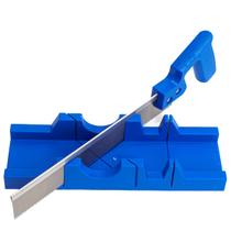 Kit Gabarito Caixa Meia Esquadria Com Serrote Serra 12 Polegadas - Idea Kit Gabarito Caixa Meia Esquadria Com Serrote Serra 12 Polegadas - Idea