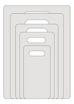 Kit Gabarito Molde P/ Dobrar Camiseta e Roupas Kit 5 peças Preto 123Organizei Kit Gabarito Molde P/ Dobrar Camiseta e Roupas Kit 5 peças Preto 123Organizei