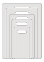 Kit Gabarito Molde Para Dobrar Camiseta E Roupas 5 Peças