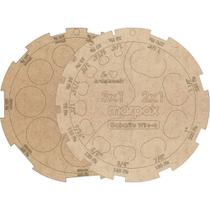 Kit Gabarito Redondo para Espiral e Wire-o MDF Marpax 01un
