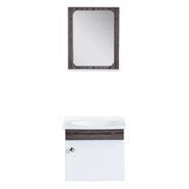 Kit Gabinete com Espelho Belo Horizonte Castanho Corso 40x29x36