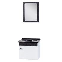 Kit Gabinete com Espelho Belo Horizonte Cromo Corso 40x29x36 Kit Gabinete com Espelho Belo Horizonte Cromo Corso 40x29x36