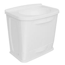 Kit Gabinete e Pia em PVC P/ Banheiro Gabfit Branco Astra
