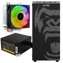 Kit Gabinete Gamer Zilla Mid Tower Suporta Até 6 Fans e Water Cooler + Fonte 650W ATX Bivolt + Cooler de Processador Tdp 100W 92mm Kit Gabinete Gamer Zilla Mid Tower Suporta Até 6 Fans e Water Cooler + Fonte 650W ATX Bivolt + Cooler de Processador Tdp 100W 92mm