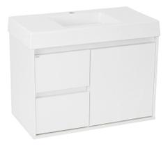 Kit Gabinete Para Banheiro Com Cuba Delphine 64x78x42 Cm