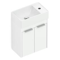 Kit Gabinete Saveiro 2 Portas 40X22 com Lavatório Integrado Celite