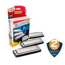 KIT Gaita 3 Harmônicas Blues Band 559/20 (A, C, G ) - Hohner KIT Gaita 3 Harmônicas Blues Band 559/20 (A, C, G ) - Hohner