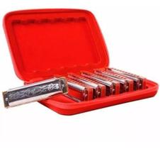 Kit Gaita Hering Free Blues 70120 6 Harmonicas