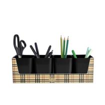Kit Galex Com 4 Porta Objetos Preto - Dello Kit Galex Com 4 Porta Objetos Preto - Dello
