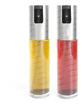 Kit Galheteiros Spray eite Vinagre 100ml - Vidro Inox