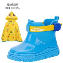 Kit galocha baby shark e capa de chuva grendene kids 23068