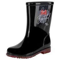 Kit galocha infantil minnie e capa de chuva grendene kids 23083