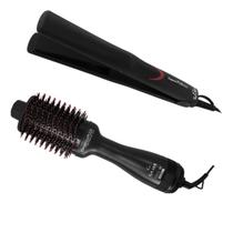 Kit Gama Italy Escova + Prancha Eleganza Plus Ceramic Bivolt