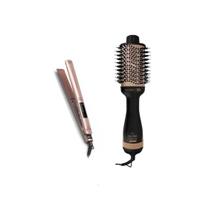Kit gama keration bivolt - escova modeladora stylish brush + prancha elegance led Kit gama keration bivolt - escova modeladora stylish brush + prancha elegance led