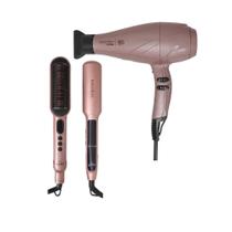 KIT GAMA KERATION - SECADOR 4D 2500W BIVOLT + CHAPINHA X-WIDE PRO 230ºC + PRANCHA WAVER & BRUSH KIT GAMA KERATION - SECADOR 4D 2500W BIVOLT + CHAPINHA X-WIDE PRO 230ºC + PRANCHA WAVER & BRUSH