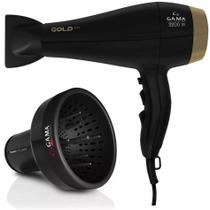 Kit gama - secador gold ion 2200w 220v + difusor de ar universal Kit gama - secador gold ion 2200w 220v + difusor de ar universal