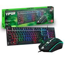 Kit Gamer 2 em 1 Viper Teclado ABNT2 Iluminado - ELG - CGVR21