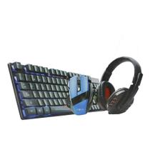 Kit Gamer 3x1 Teclado, Mouse e Fone Especial Jogos on-Line