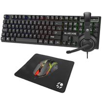 Kit Gamer 4 x 1 Teclado Rainbow + Mouse Headset e Mousepad Kit Gamer 4 x 1 Teclado Rainbow + Mouse Headset e Mousepad