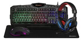 Kit Gamer 4x1 Ktork Extreme Led 6400dpi 25agk Mousepad 60cm Kit Gamer 4x1 Ktork Extreme Led 6400dpi 25agk Mousepad 60cm