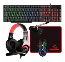 Kit Gamer 5 Em 1 Ke-gk5150 Kross, Teclado, Mouse, Headset, Mousepad E Mouse Bungee - Kross Gaming